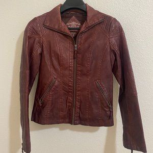 WOMEN'S FAUX LEATHER JACKET